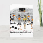 刑務所の監獄 カード (裏面)