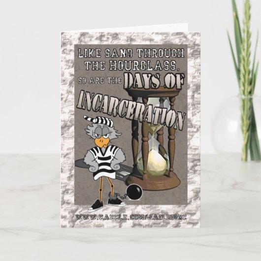 刑務所の監獄 カード (正面)