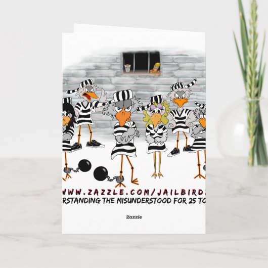 刑務所の監獄 カード (裏面)