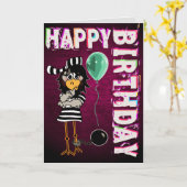 刑務所の看守 カード (黄色い花)