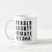 刑務所の被収容者ハロウィーンの衣装デカルブ郡ゲール コーヒーマグカップ (左)