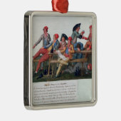 刑務所の裁判所の1792年9月2日及び3日、 メタルオーナメント (右)