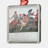 刑務所の裁判所の1792年9月2日及び3日、 メタルオーナメント (左)