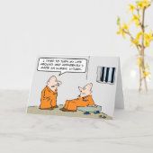 刑務所の違法転覆 カード (黄色い花)