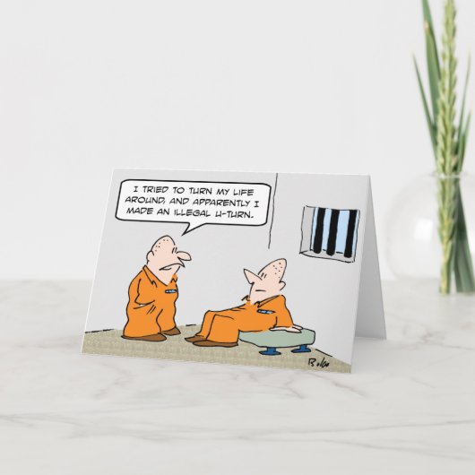 刑務所の違法転覆 カード (正面)