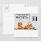 刑務所の違法転覆 ポストカード (正面/裏面)