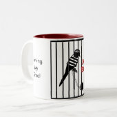 刑務所の鳥 ツートーンマグカップ (正面左)