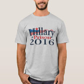 刑務所の2016年のワイシャツのためのヒラリー Tシャツ (正面)