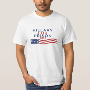 刑務所の2016年のTシャツのためのヒラリー Tシャツ