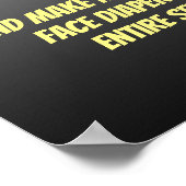 刑務所のFauci - Anthony Fauciアンチのポスター ポスター (角)