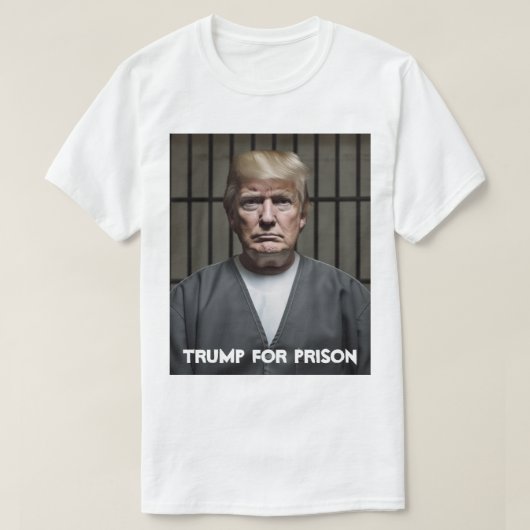 刑務所のTシャツのトランプのためのトランプ Tシャツ (デザイン正面)