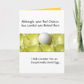 刑務所カード-よい卵 カード (正面)