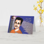 刑務所カード-グラインダー カード (黄色い花)