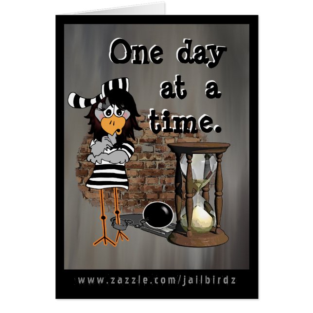 刑務所カード: メスのJailbird (正面)