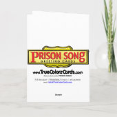 刑務所カード-永久に友人 カード (裏面)