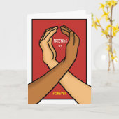 刑務所カード-永久に友人 カード (黄色い花)