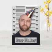 刑務所カード – 被収容者B-Day カード (黄色い花)