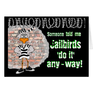 刑務所カード: jailbird