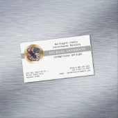 刑務所仮釈放担当官のロゴ マグネット名刺 (インサイチュ)