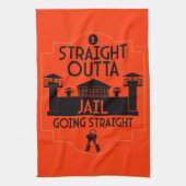 刑務所内で釈放されたギフト キッチンタオル (縦)