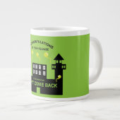 刑務所内で釈放されたギフト ジャンボコーヒーマグカップ (正面右)