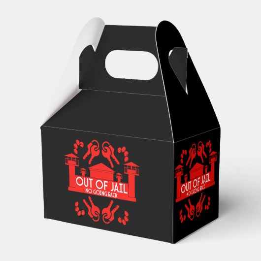 刑務所内で釈放されたギフト フェイバーボックス (正面サイド)