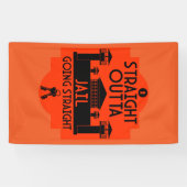 刑務所内で釈放されたギフト 横断幕 (横)