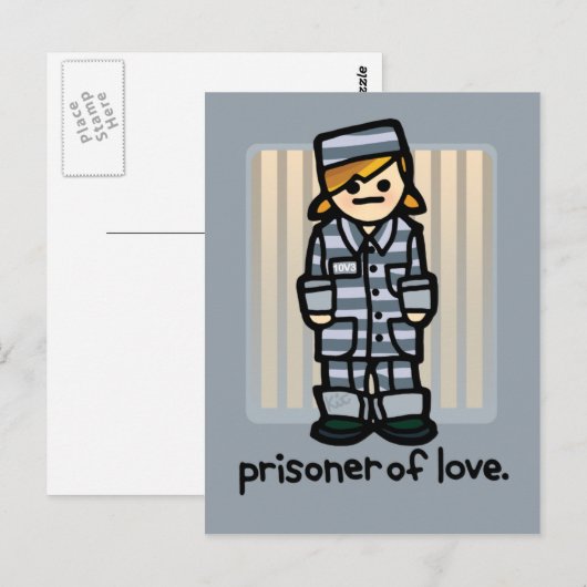 刑務所凧。 ポストカード (正面/裏面)