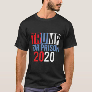 刑務所弾頭が彼を大統領に縛り付ける Tシャツ