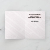 刑務所挨拶状 – ハッピーバースデー祝 サンキューカード (内部)