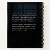 刑務所時書表紙インスピレーション・ノート ノートブック (裏面)