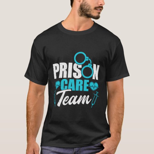 刑務所気にチーム矯正ナース Tシャツ (正面)