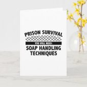 刑務所生存 カード (黄色い花)