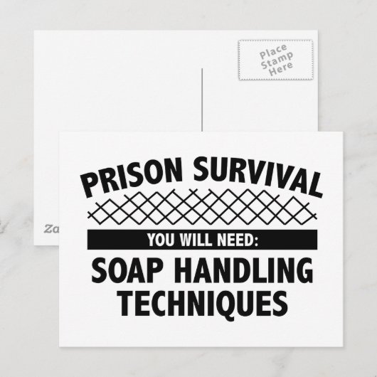 刑務所生存 ポストカード (正面/裏面)