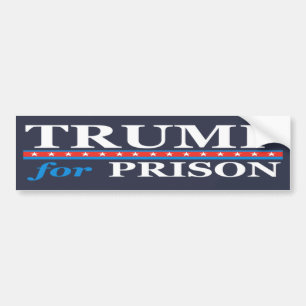 刑務所用のトランプ バンパーステッカー
