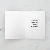 刑務所用カード – カンクンBデイ カード (内部)