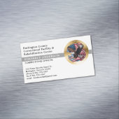 刑務所監獄セキュリティバッジのロゴ マグネット名刺 (インサイチュ)