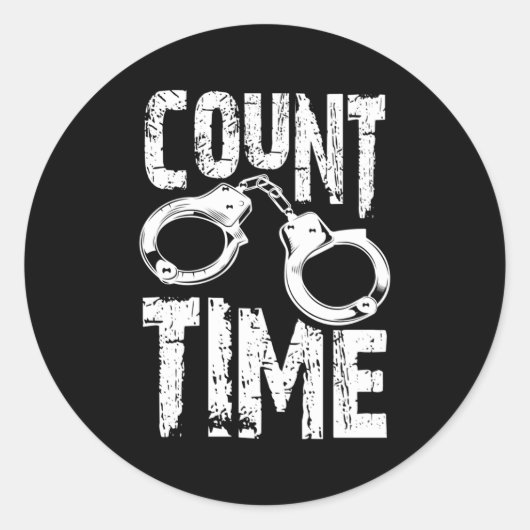 刑務所看守者矯正官 ラウンドシール (正面)