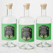 刑務所矯正官誕生日 リキュールボトルラベル (ボトル)