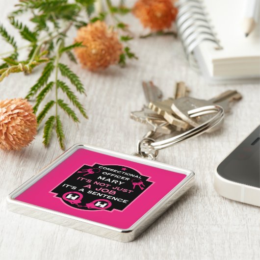 刑務所矯正官 キーホルダー (側面)