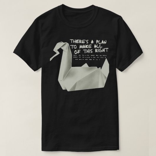 刑務所破り折り紙 Tシャツ (デザイン正面)