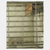 刑務所細胞 フリースブランケット (正面)