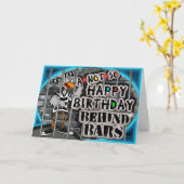 刑務所誕生日カード カード (黄色い花)