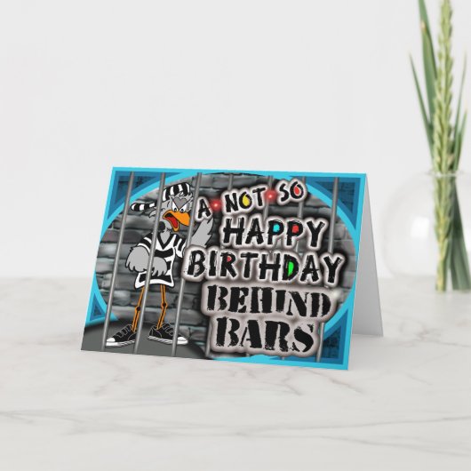 刑務所誕生日カード カード (正面)