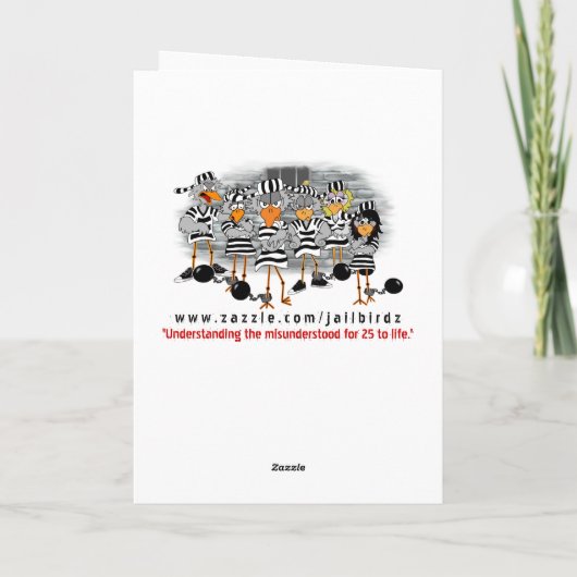 刑務所誕生日 カード (裏面)