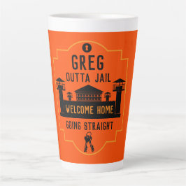 刑務所釈放のギフトを外す カフェラテマグ