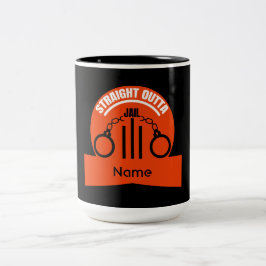 刑務所釈放のギフトを外す ツートーンマグカップ