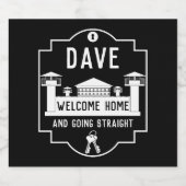 刑務所釈放のギフトを外す ビールラベル (シングルラベル)