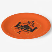 刑務所釈放のギフトを外す ペーパープレート (アングル)