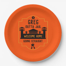 刑務所釈放のギフトを外す ペーパープレート